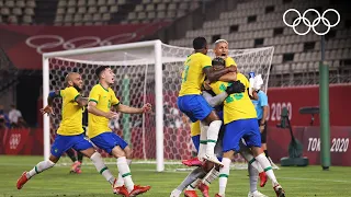 España y Brasil ⚽ jugarán la final de fútbol masculino | #Tokio2020 Highlights