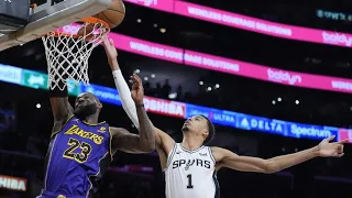 San Antonio Spurs vs Los Angeles Lakers - Full Game Highlights | February 23, 2024 NBA Season