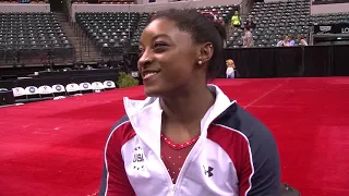 Simone Biles Interview: Best 4 Event Competition Of Her Life At P&G Championships 2015
