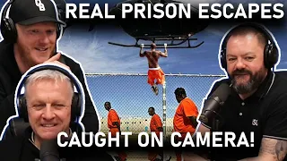 Real Prison Escapes Caught On Camera! REACTION | OFFICE BLOKES REACT!!