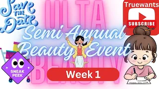 ULTA Beauty SPOILER WEEK 1 New Semi Annual Beauty Event Replaces 21 Days of Beauty MORE Deals !!!