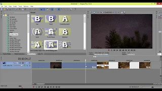 Видео-переходы в Sony Vegas. Основы