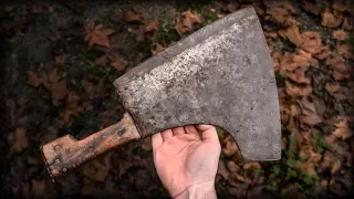 Knifemaker Restore Antique Bone Cleaver