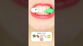 [ASMR] eating by emoji 🐣💕 credits:‎@SUNY_EATING || req by:@bertyluvpy. #eatingsounds