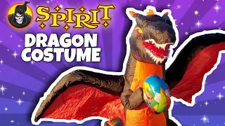Fire Dragon INFLATABLE Costume is INSANE! Spirit Halloween 2021