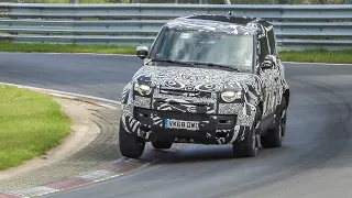 2021 Land Rover Defender SVX V8 continues testing HARD on the Nürburgring Nordschleife!