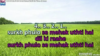 Zindagi Jab Bhi Teri Bazm Talat Mehmood Video Karaoke With Lyrics