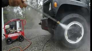 Buying a hot water pressure washer
