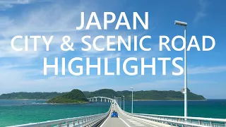 4K Japan City & Scenic Road Highlights [Color Correction Ver.]