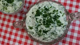 Creamy Cucumber Salad ~ Hungarian Cucumber Salad ~ Uborkasalata ~ Noreen's Kitchen