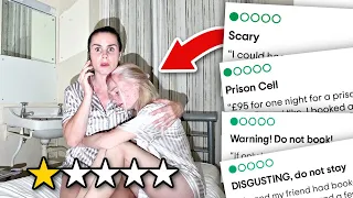 Staying at WORST REVIEWED HOTEL in London! *scary* | Family Fizz