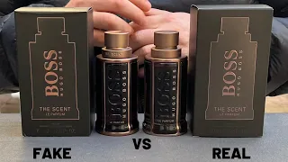 Fake vs Real Hugo Boss BOSS The Scent Le Parfum 100 ml Perfume