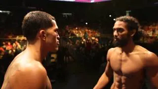 UFC 164: Weigh-In - Main Event Staredown