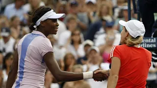 Venus Williams vs Justine Henin 2007 US Open SF Highlights