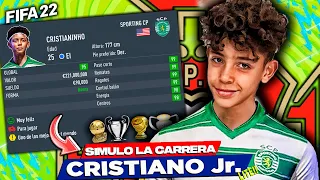 Cristiano Ronaldo Jr in FIFA 22 Career Mode LITE!!