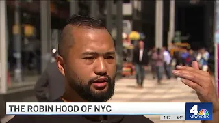 TikToker Who Goes Viral for Giving Out $1,000 to NYC's Homeless Actually Works a 9-5 | NBC New York