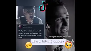 Hard hitting quotes from TikTok pt.3🥀