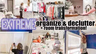 EXTREME DECLUTTER & ORGANIZE! | CLEAN WITH ME
