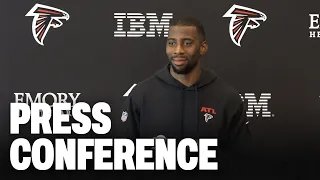 Kyle Pitts, Drake London & others speak to media following OTAs | Press Conference