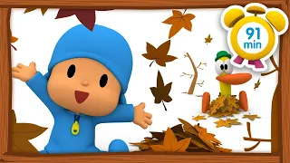 🍁 POCOYO in ENGLISH - First Day of Autumn [ 91 min ] | Full Episodes | VIDEOS and CARTOONS for KIDS