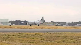 YS-11EB着陸in百里基地