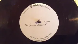 "No Excess Baggage” Unreleased & Unknown UK 1967 Demo only Acetate for The Yardbirds, Psych, Mod !!!