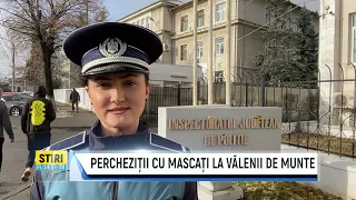 PERCHEZIȚII CU MASCAȚI LA VĂLENII DE MUNTE