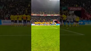 Borussia Dortmund Sang With Fans After Winning Over Werder Bremen #bvb#borussiadortmund#dortmund