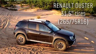 Renault Duster 31,5" tires / Maxxis Razr AT 265/75R16 на Рено Дастер