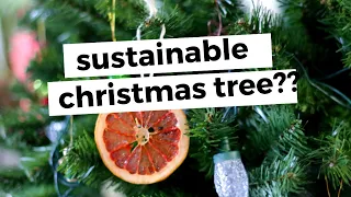 SUSTAINABLE CHRISTMAS TREE: REAL OR FAKE?