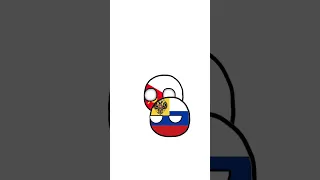 Гражданская война в России: РИ VS РСФСР #shorts #countryballs