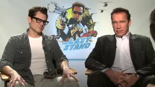 The Last Stand (2013) Exclusive: Arnold Schwarzenegger and Johnny Knoxville (HD) Arron