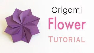 Origami Paper Double Square Flower - Origami Kawaii〔#157〕
