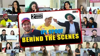 IPL SPOOF🔥🏏 | Behind The Scenes 🔥🤣🤣| Round2hell | R2h | Mix Reactions.🔥😂😂