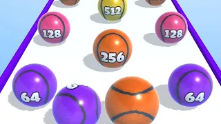 Ball Merge 2048 - All Levels Ball Gameplay Android, iOS ( Level 229 - 230 )