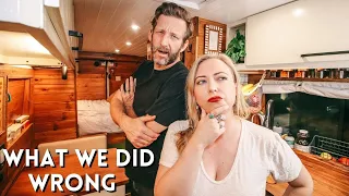 VAN LIFE BUILD MISTAKES | 8 things we'd change about our off-grid van build conversion