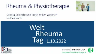 Welt Rheuma Tag 2022 - Rheuma & Physiotherapie