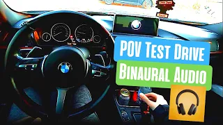 2013 BMW 328i Xdrive Turbo F30 POV Drive (Binaural 3D Audio) ASMR