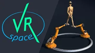 VR space Strider : 3D omnidirectional treadmilll