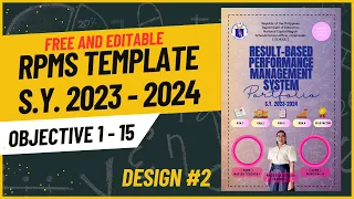 RPMS TEMPLATE S.Y. 2023-2024 for TEACHER I-III (FREE & EDITABLE) (OBJECTIVE 1-15) - DESIGN #2