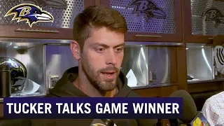 Justin Tucker Breaks Down Mechanics of His Game-Winner | Baltimore Ravens