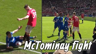 McTominay vs Coleman fight in Man United win over Everton