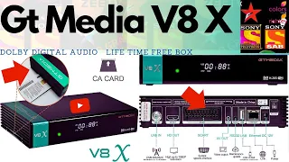 GtMedia V8X Smart Settopbox Mars DvbS/S2/S2x||Gt Media Dolby Digital audio Wifi Ethernet Scart port