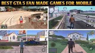 Top 10 Best GTA 5 Fan Made Games For Mobile | Best Mobile Games 2023