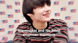 hueningkai and his most american moments
