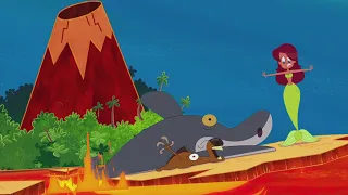 ZIG e SHARKO 🌴 Onda de calor 🔥 Zig e Sharko Brasil | Desenho Animado em português