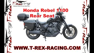 T-Rex Racing Rear Seat For Honda Rebel 1100