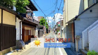 japan #walk #kyoto【4K HDRMorning Walk in ResidentialJapaneseNeighborhood|Kyoto Summer 2021 | 京都の散歩