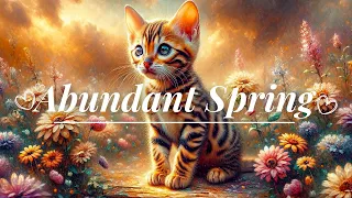 Relaxing Music ( Playlist ) - Relax / Study / Sleep, Cute  Cat 🐈, Cherry Blossom, Butterfly, Day-72