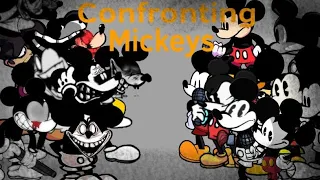 Confronting Mickeys y un Oswald :v